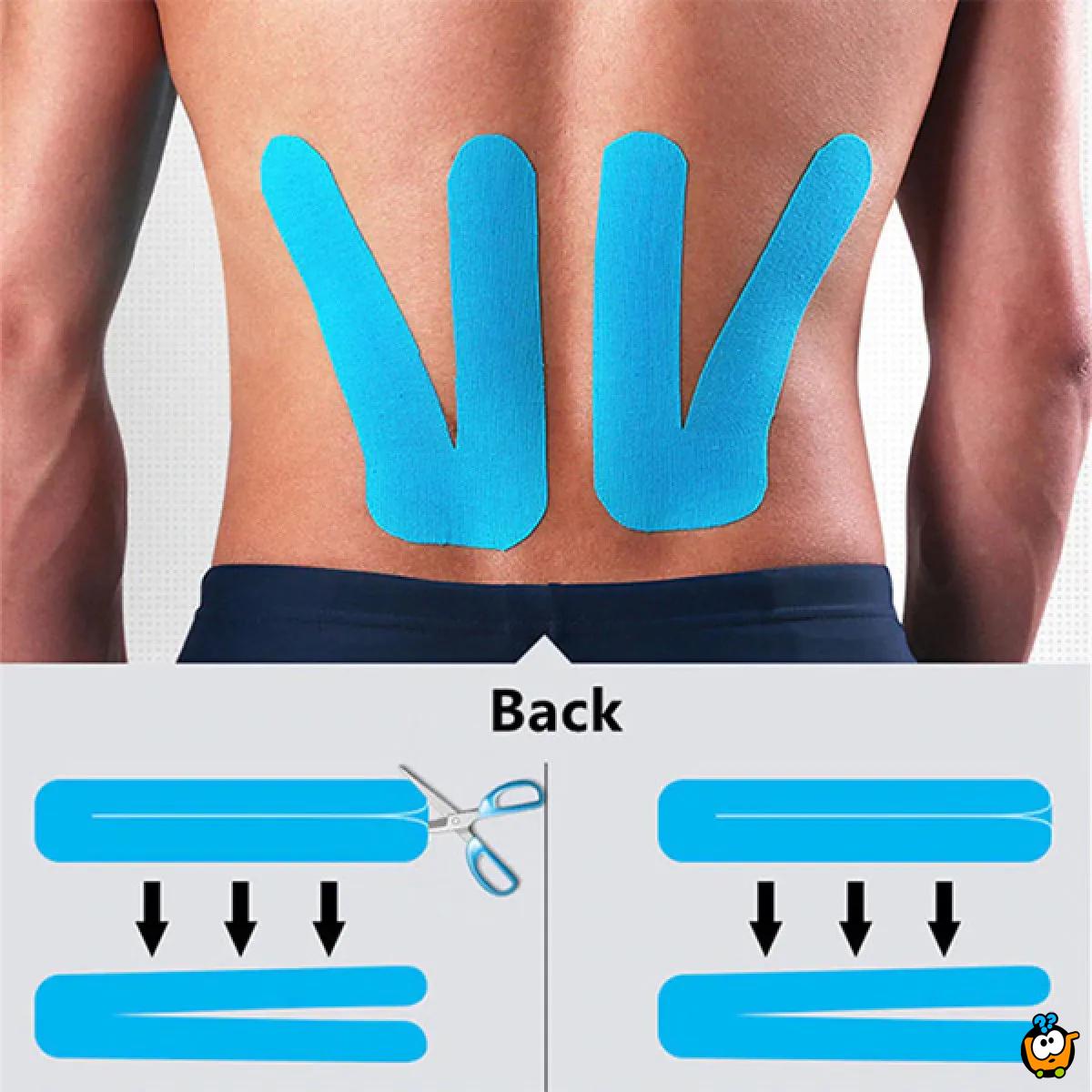 Kinesiologi tape - sportska traka protiv povreda
