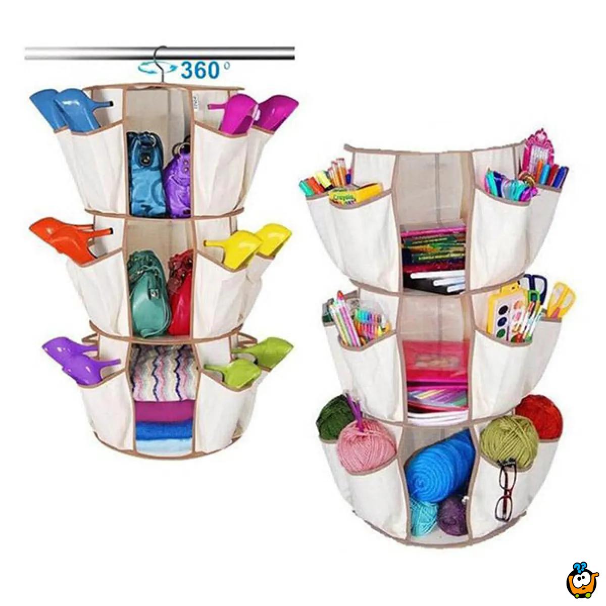Smart Carousel - Viseći organizer-ringišpil na tri nivoa