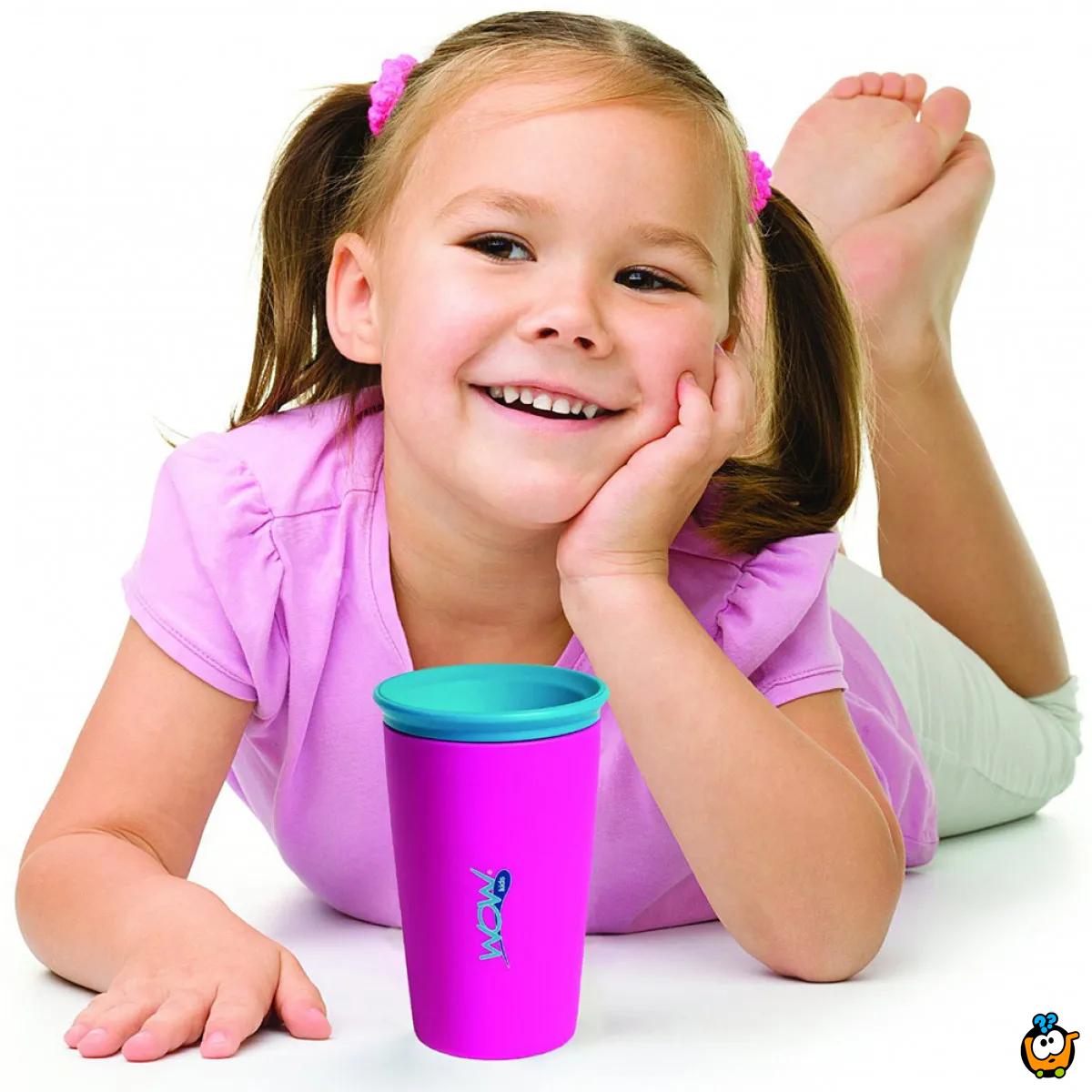 WoW Kids Cup - Čaša za decu protiv prosipanja i curenja