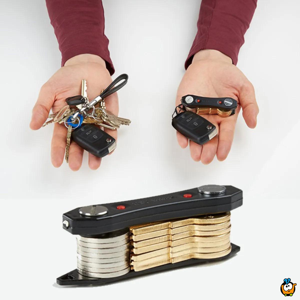 Key Ninja - 3 u 1 praktičan organizer ključeva