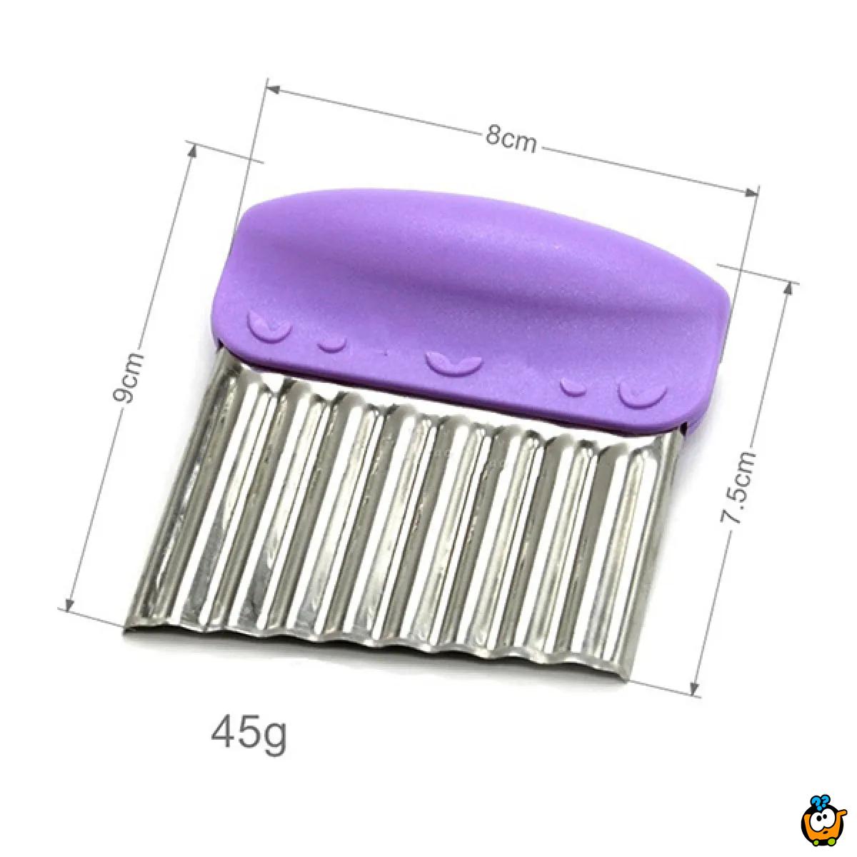 Ribbed Cutter - Savršeni CIK-CAK rezač krompira, sireva i drugog povrća