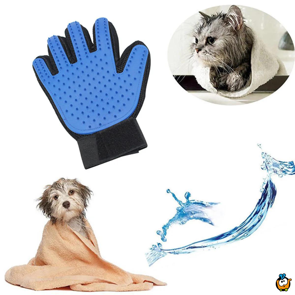 True Touch Pet Glove - Čarobna rukavica za nežno i detaljno doterivanje dlake  ljubimca