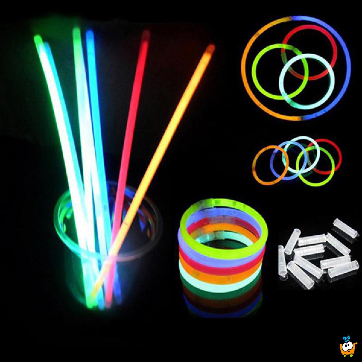 Glow Sticks - Magični svetleći štapići 50 kom