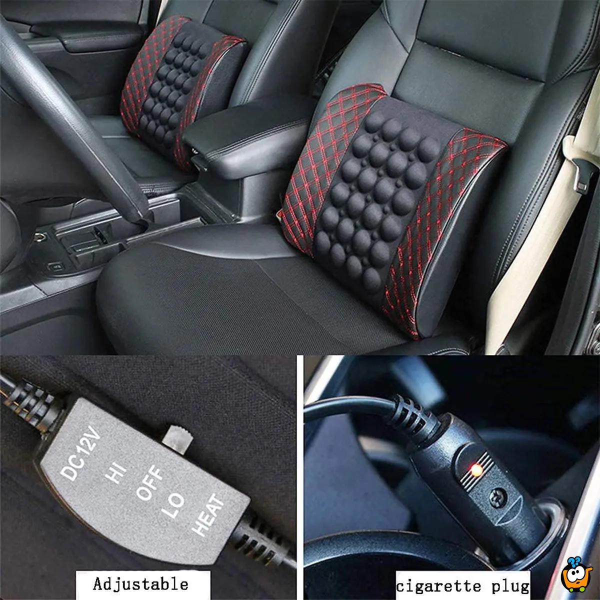 Car massage support – Električni masažer za udobnu vožnju