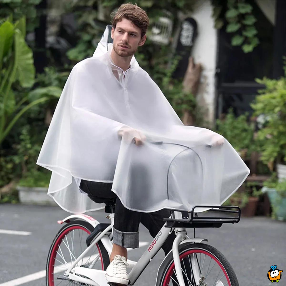 Motorcycle raincoat – Transparentna kabanica za vožnju - small size