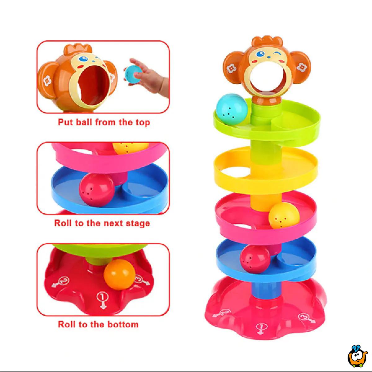Roll ball - Veseli toranj sa lopticama