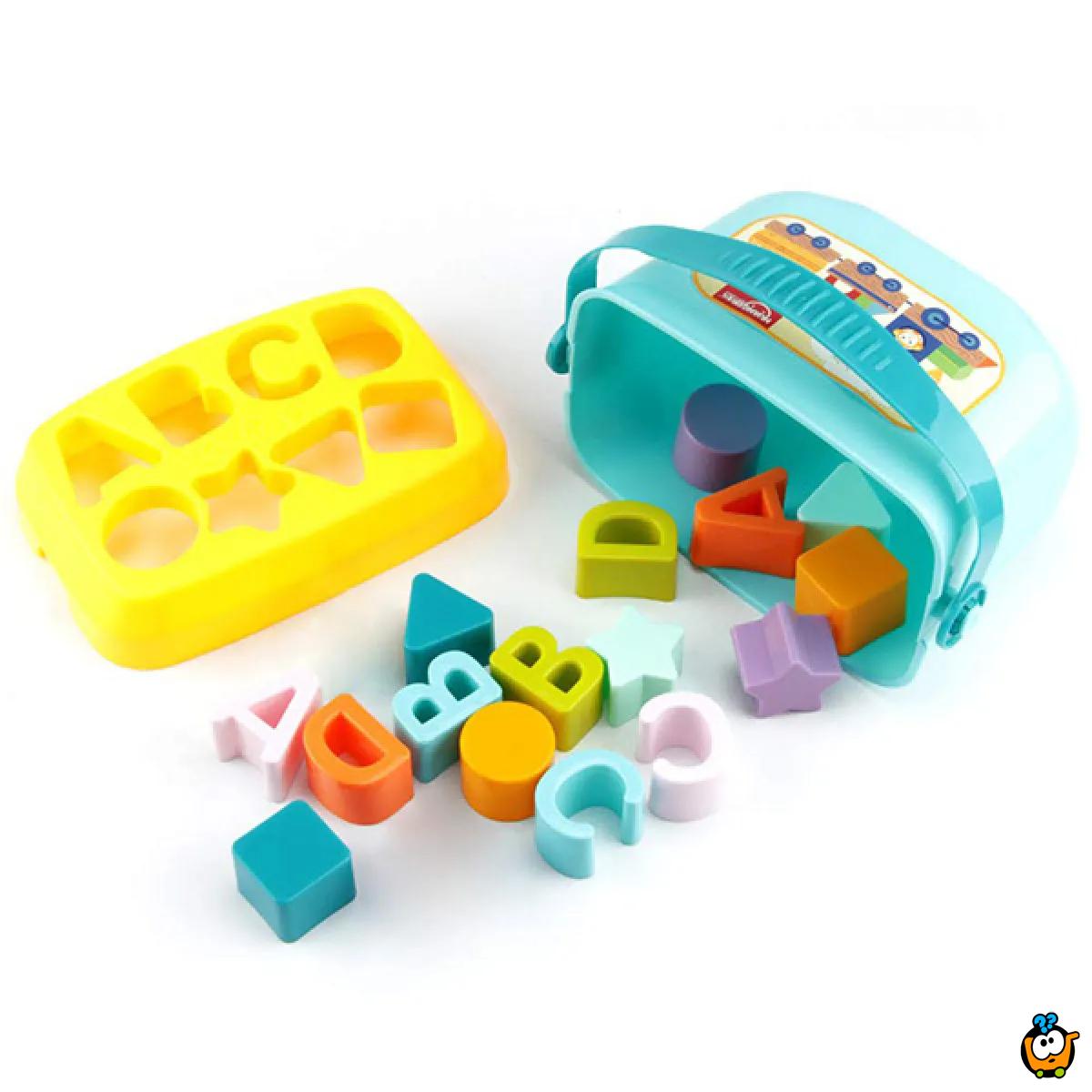 Baby kocke - pogodi oblik