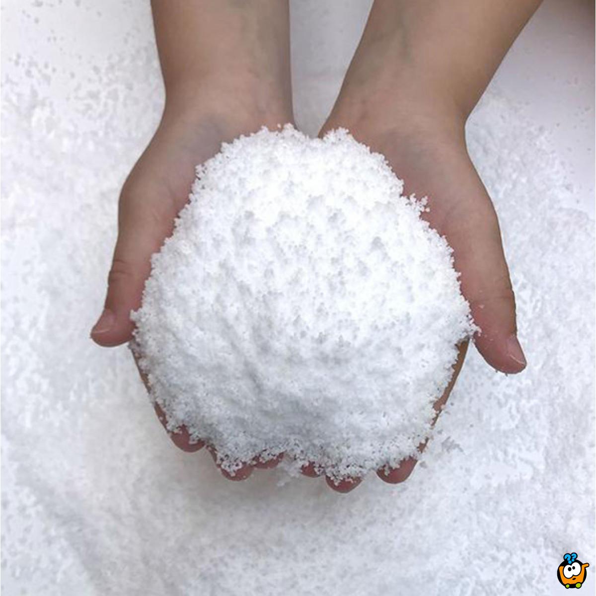  Instant sneg u prahu - dodaj vodu i napravi pahulje 