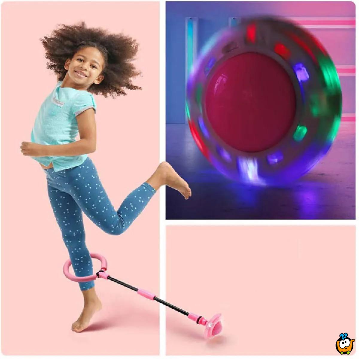 Jumping ball - Svetleća fitnes igračka za decu