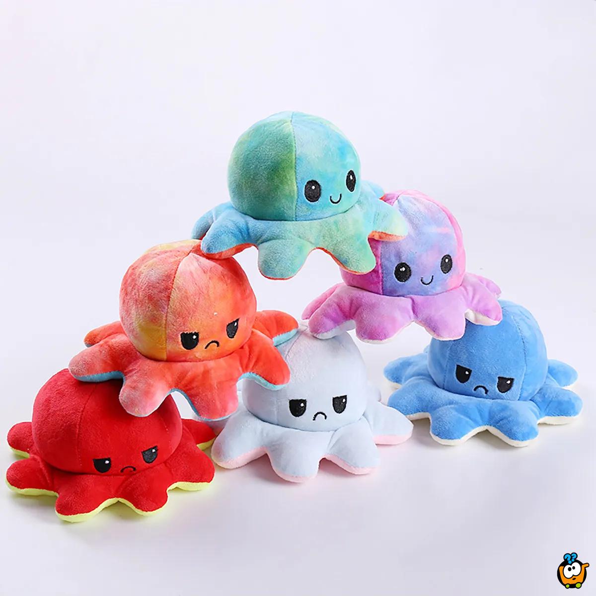 Reversible Octopus - Plišana hobotnica sa dva lica 20 cm