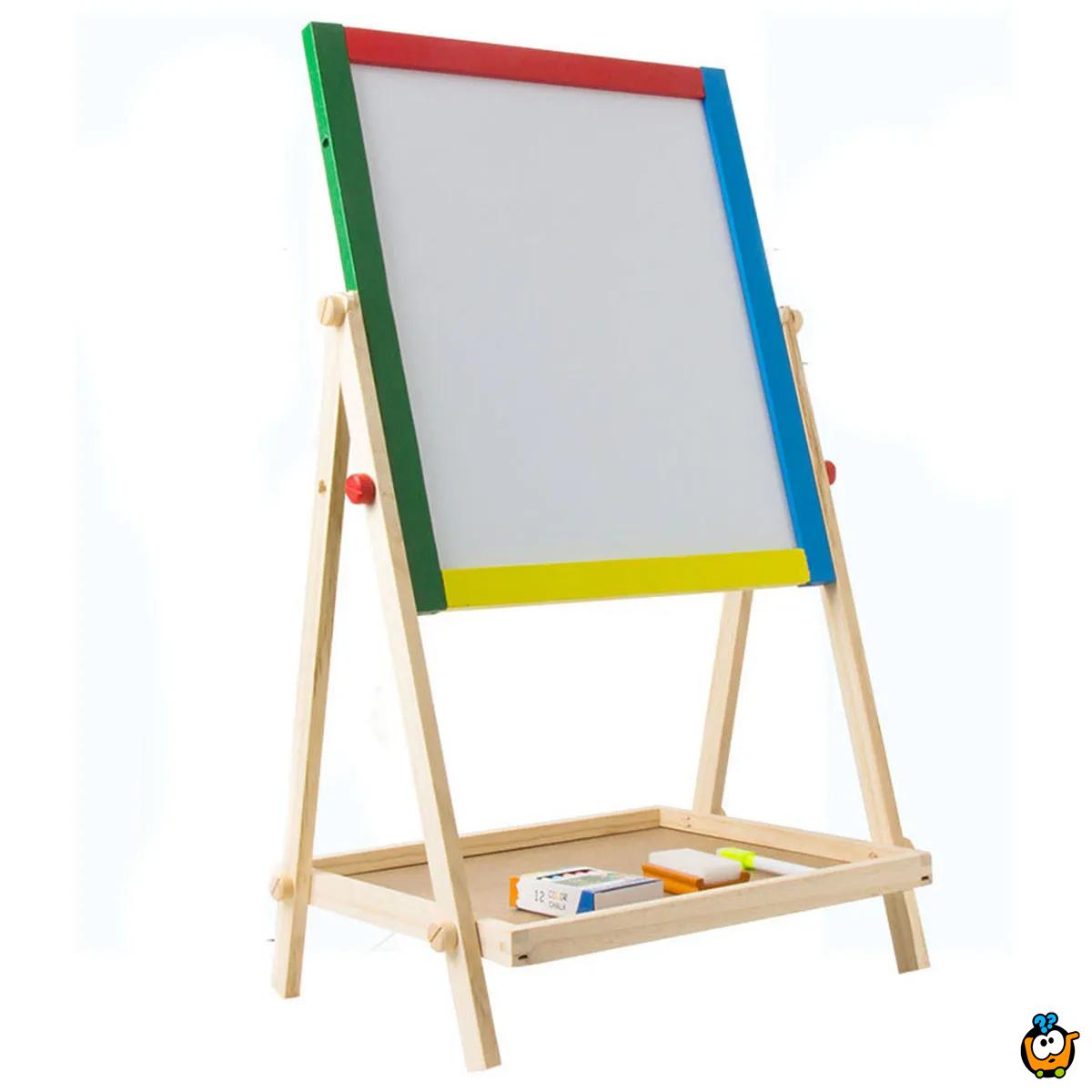 White-black -Edukativna dvostrana tabla za decu