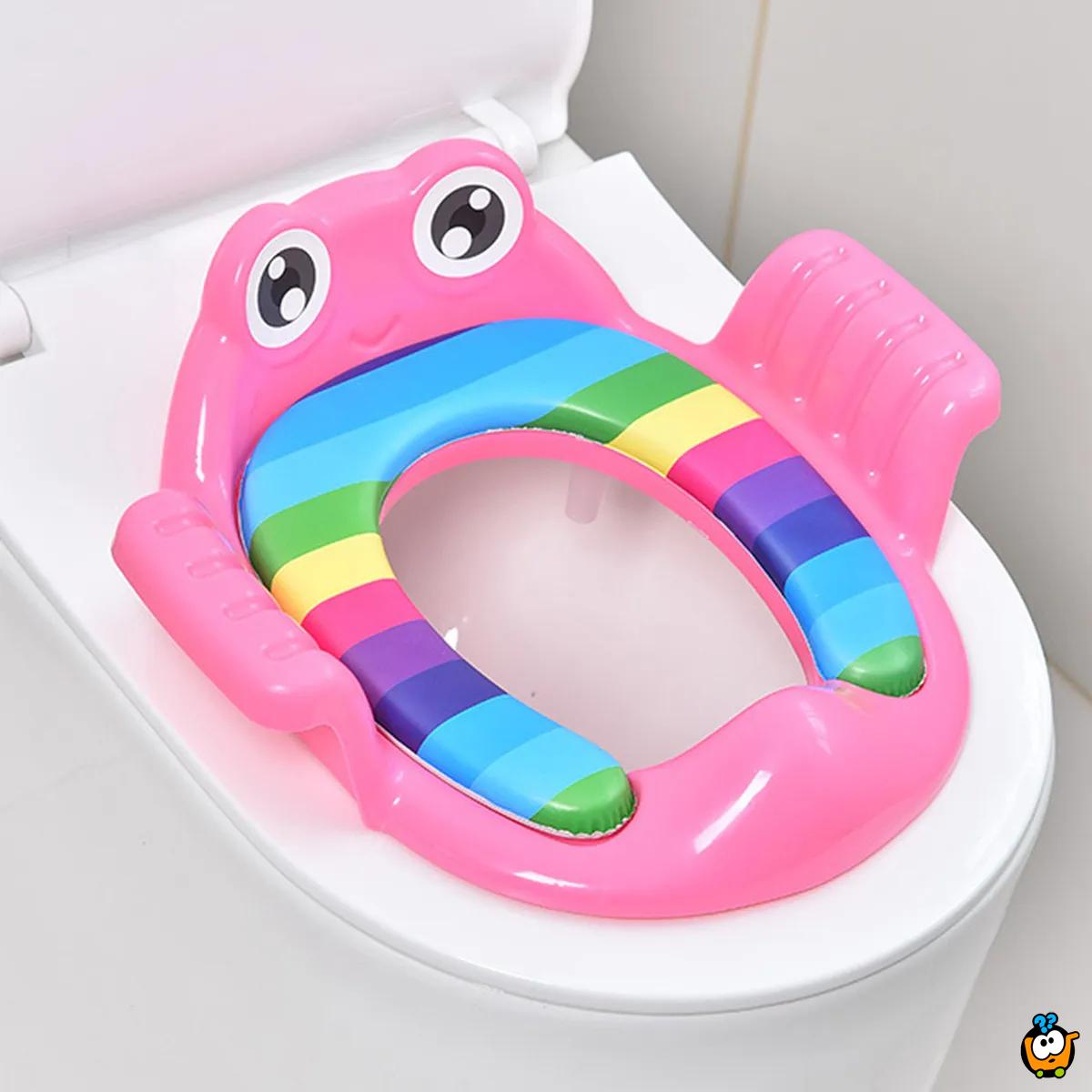 Frog Toilet - Roze wc adapter za decu u obliku žabice | Kuda u Kupovinu