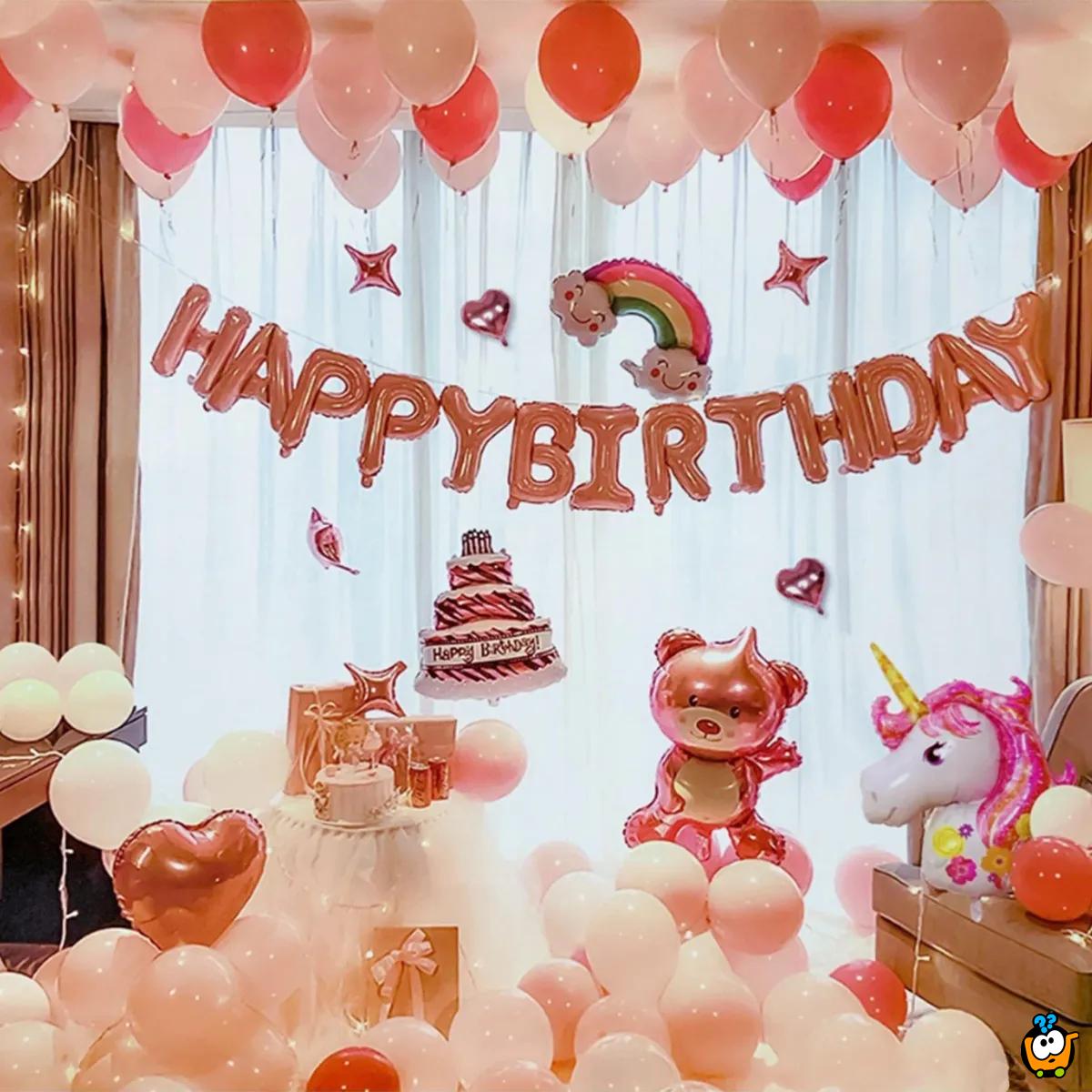 Orange balloons - Dekorativni rodjendanski baloni 