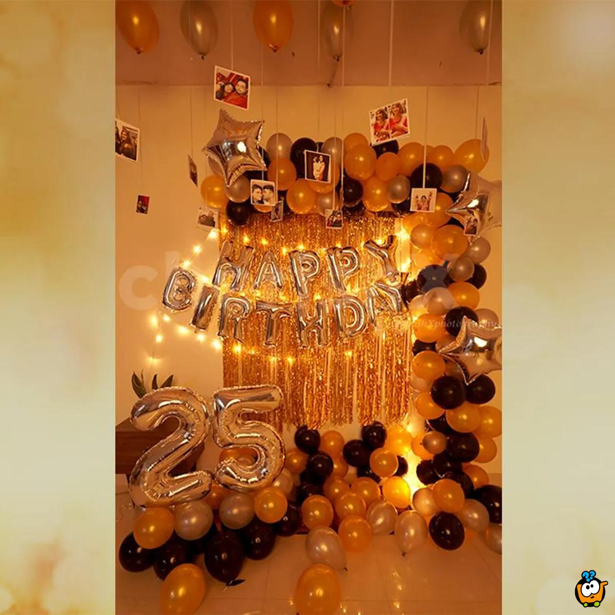 Orange balloons - Dekorativni rodjendanski baloni 
