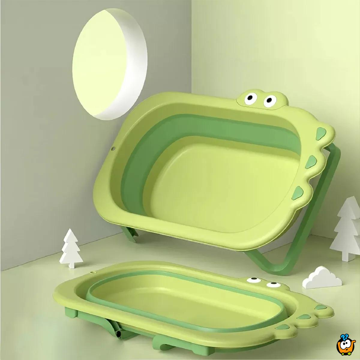 Sklopiva kadica žabica za kupanje bebe 
