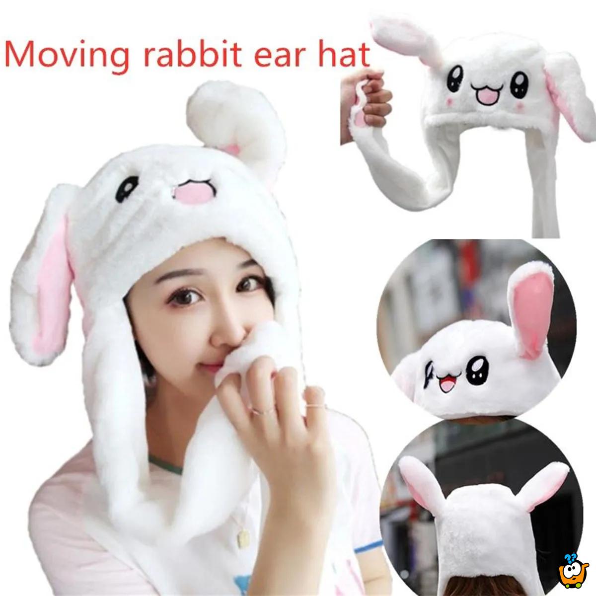Rabbit ears cap - dečja kapica sa ušima
