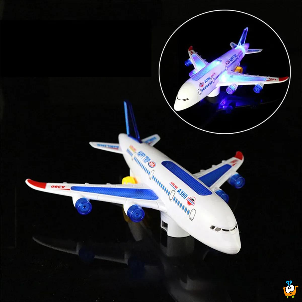 Realistični avion sa zvučnim i svetlosnim efektima