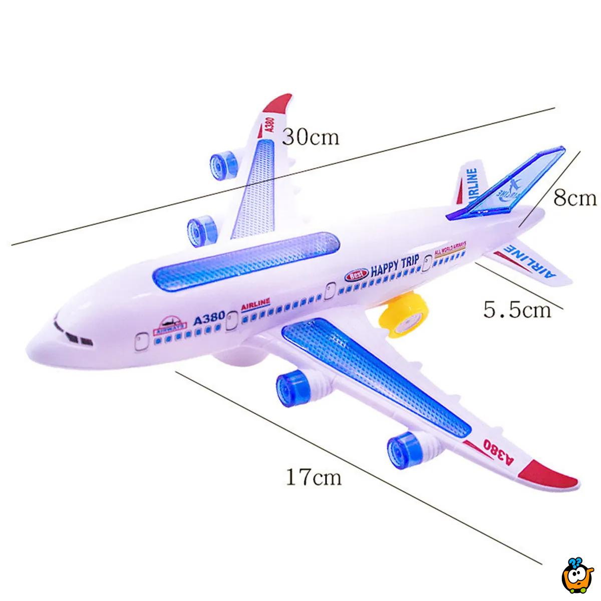 Realistični avion sa zvučnim i svetlosnim efektima