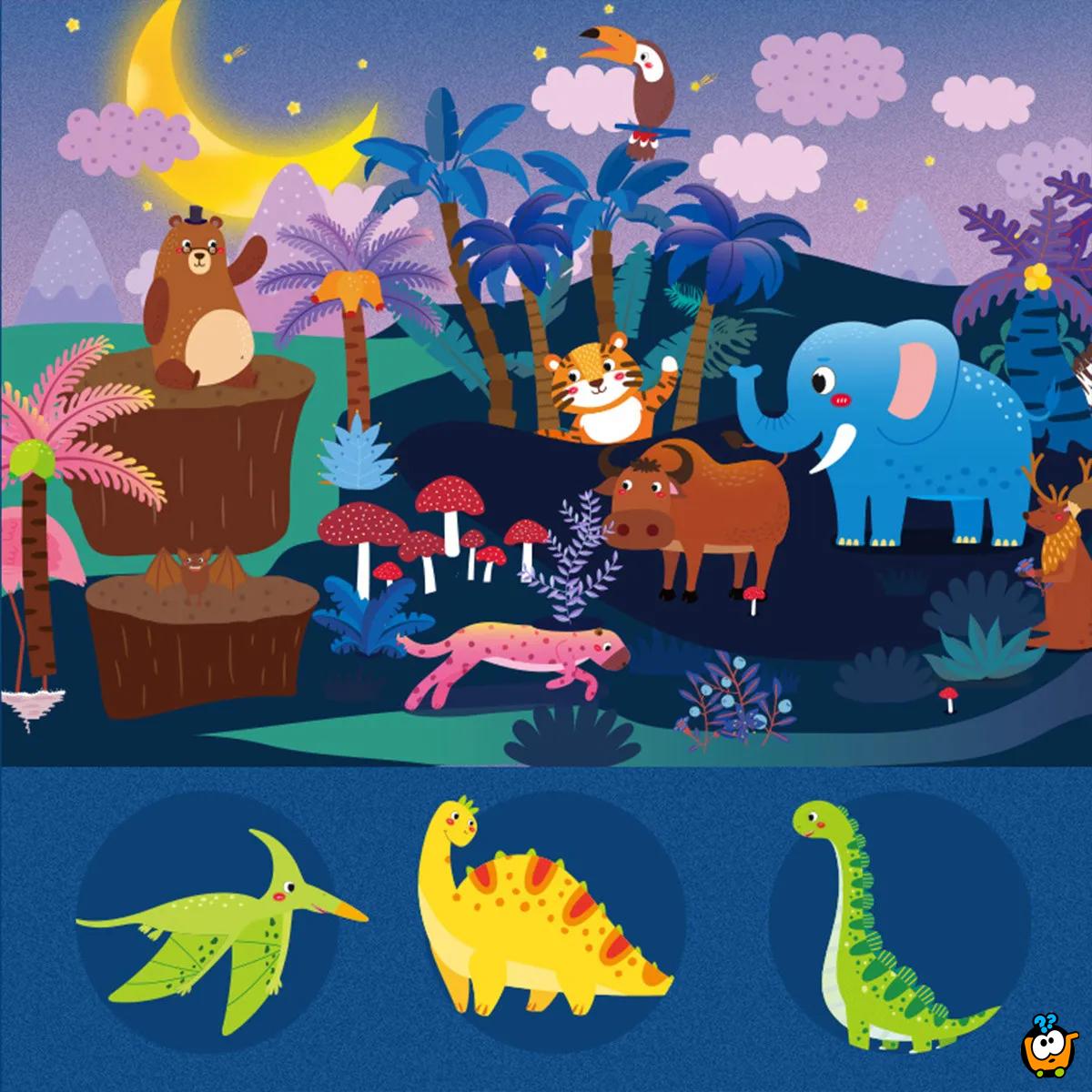 Dino Jungle Puzzle - Velika dinosaurus slagalica od 377 delova