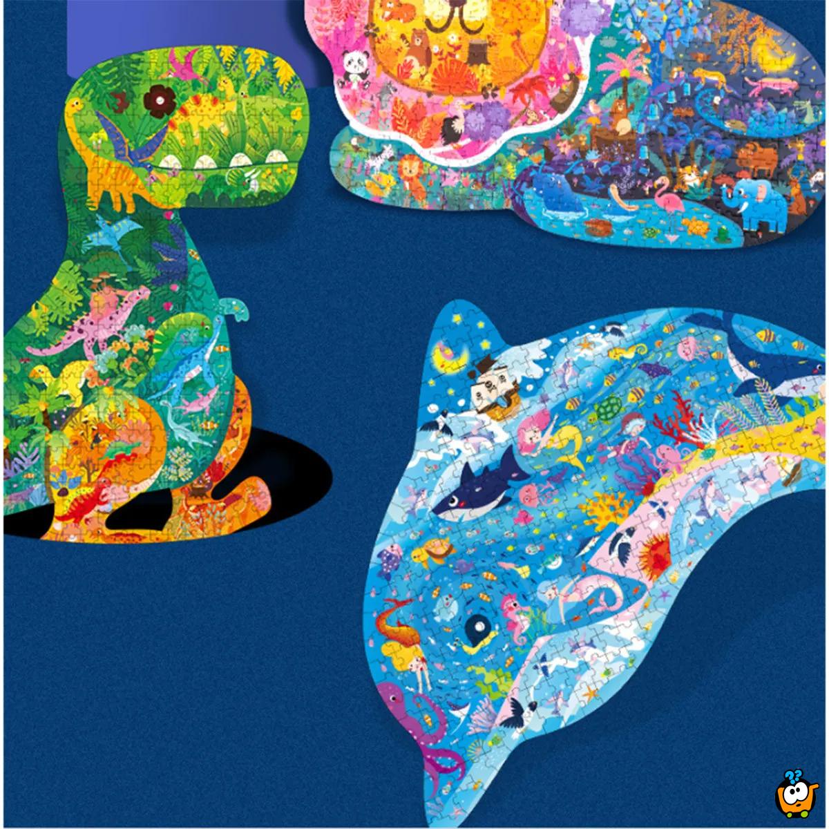 Dino Jungle Puzzle - Velika dinosaurus slagalica od 377 delova