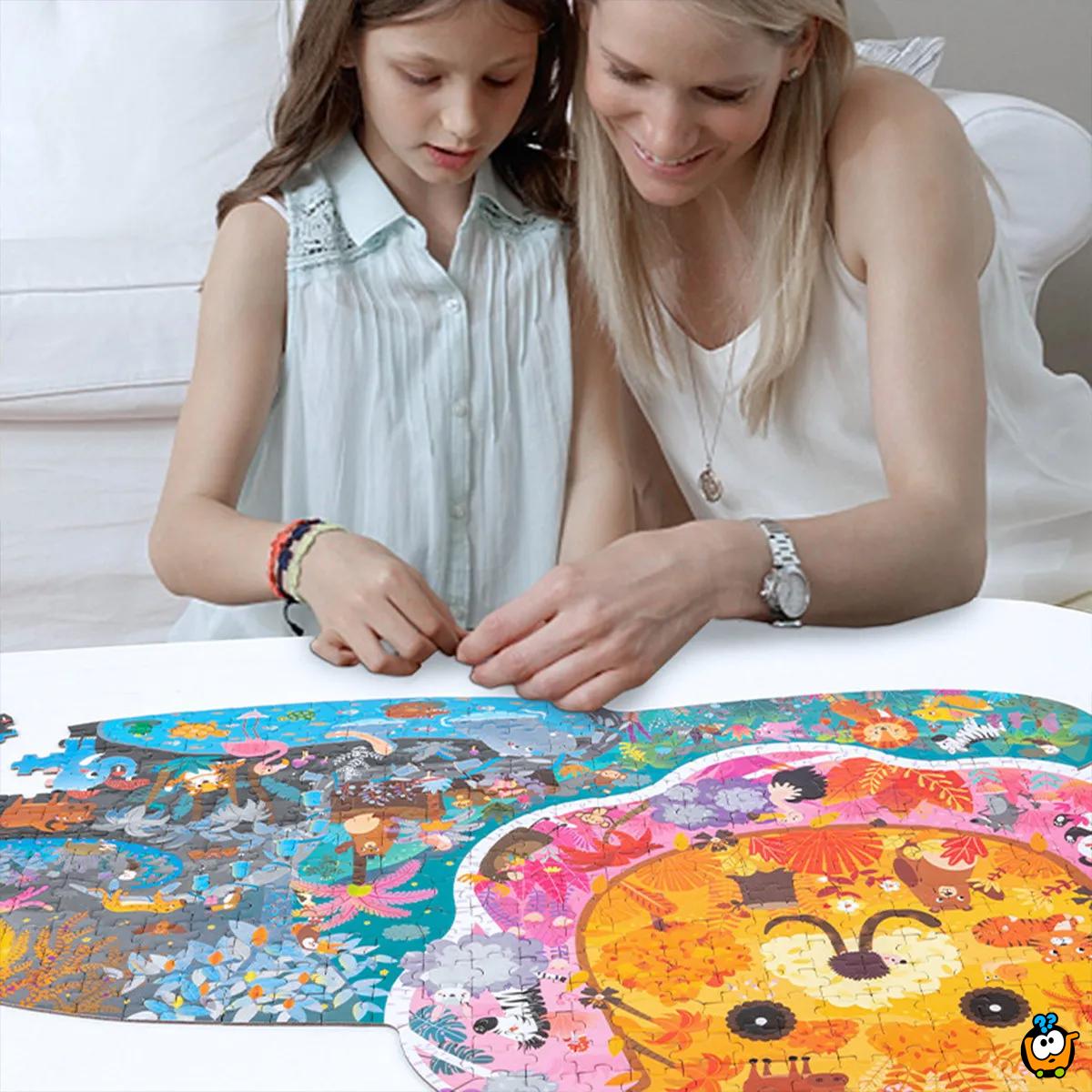 Dino Jungle Puzzle - Velika dinosaurus slagalica od 377 delova