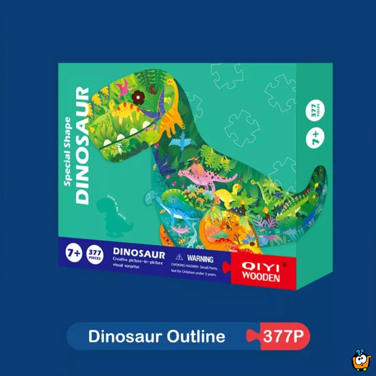 Dino Jungle Puzzle - Velika dinosaurus slagalica od 377 delova