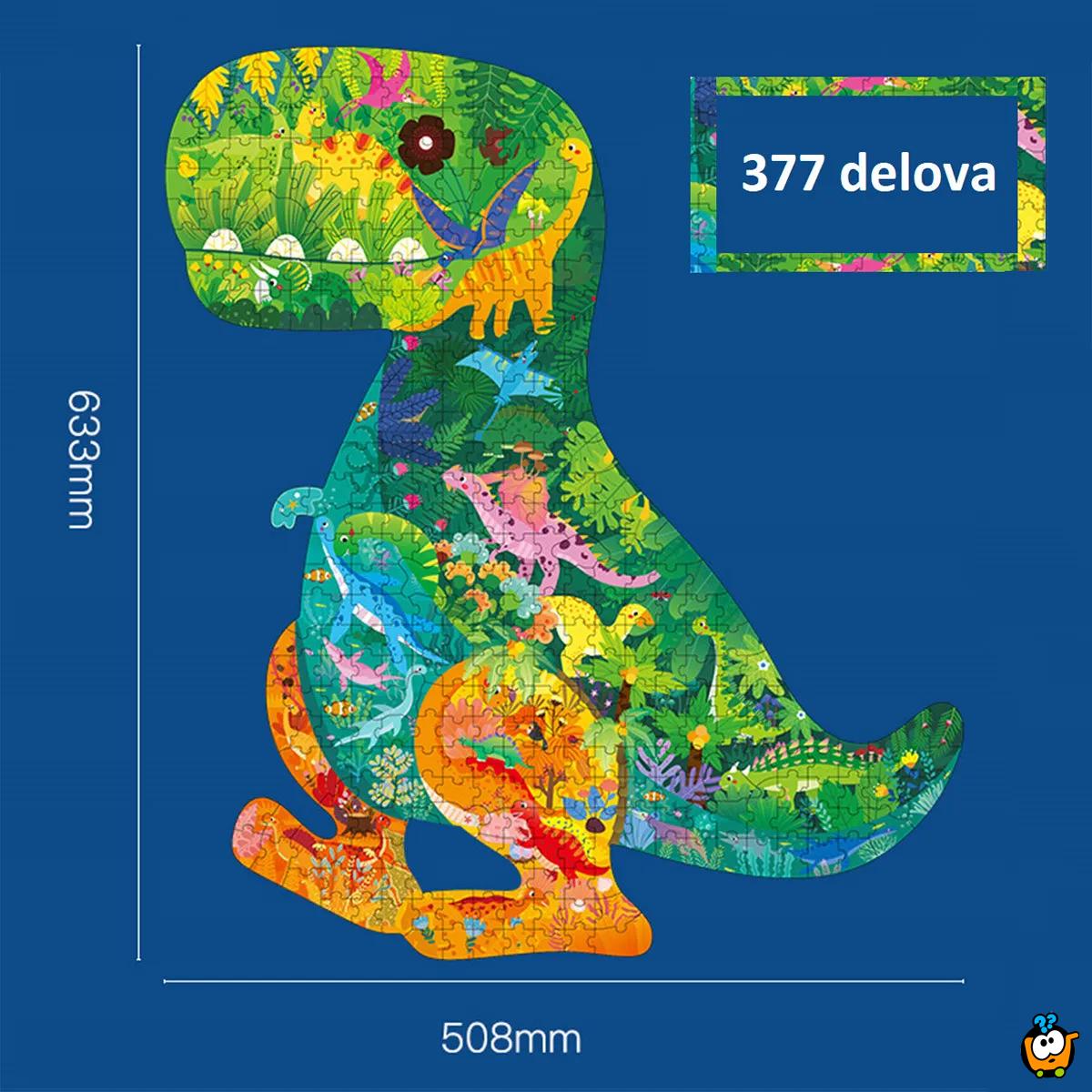Dino Jungle Puzzle - Velika dinosaurus slagalica od 377 delova
