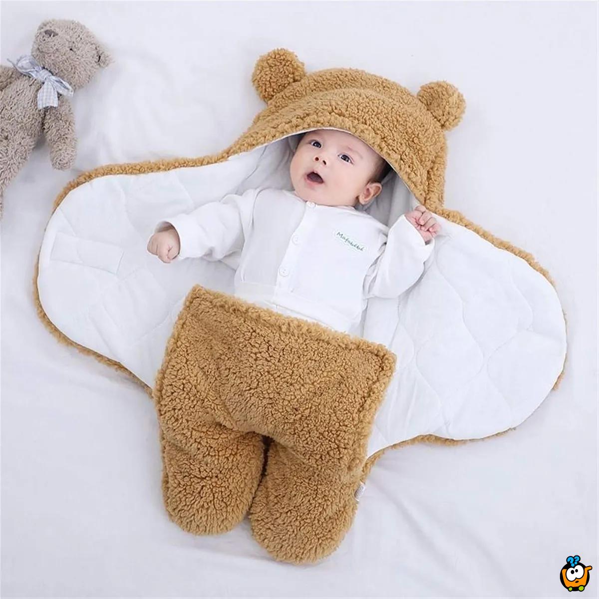 2 u 1 MEDA ćebe i vreća za spavanje za bebe