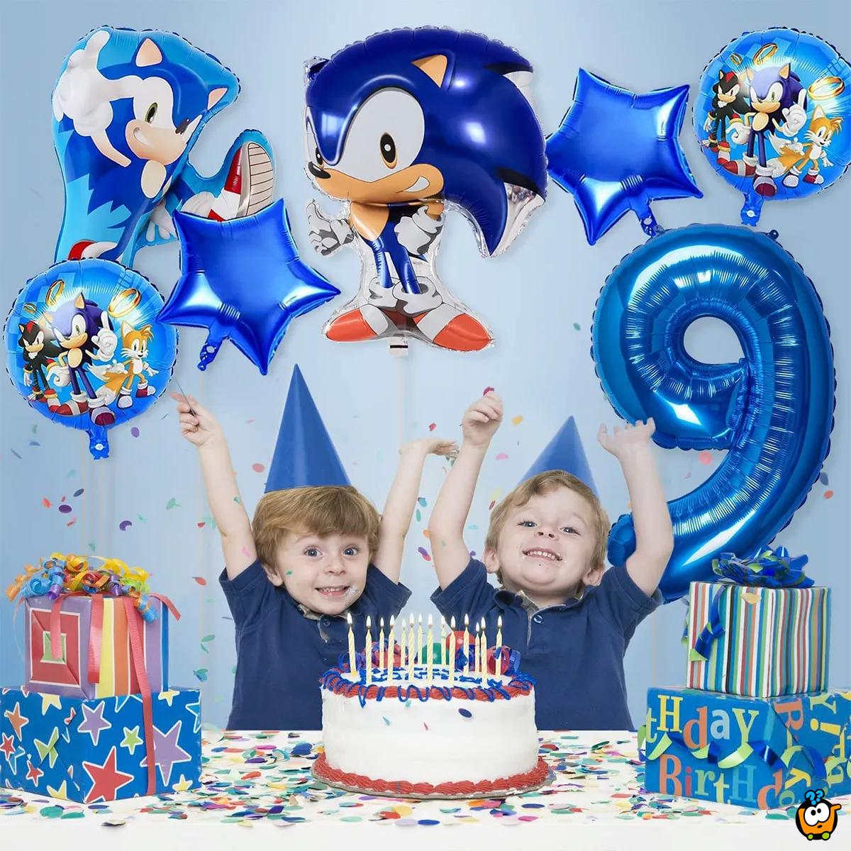 Sonic Baloon - Dečiji balon u obliku Sonika