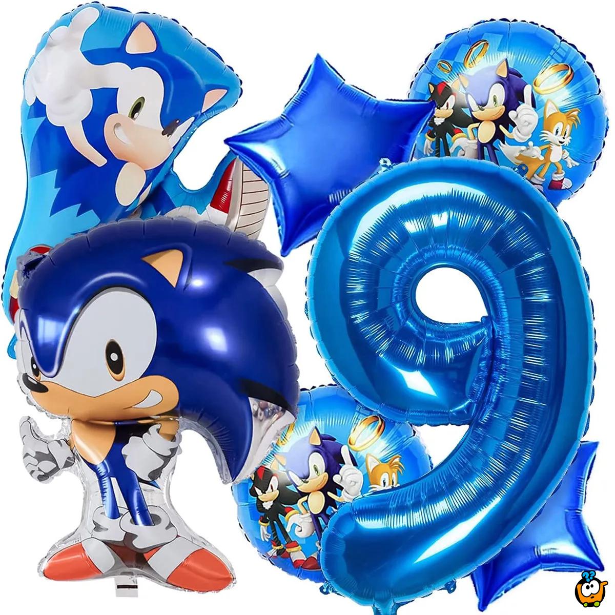 Sonic Baloon - Dečiji balon u obliku Sonika