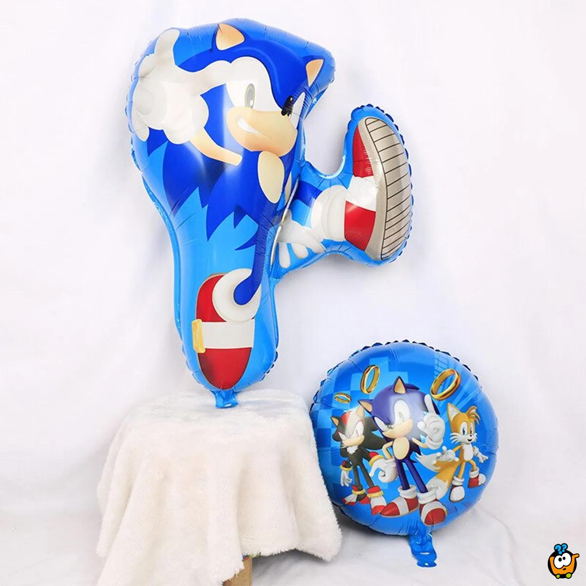 Sonic Kick Baloon - Dečiji balon u obliku Sonika u skoku