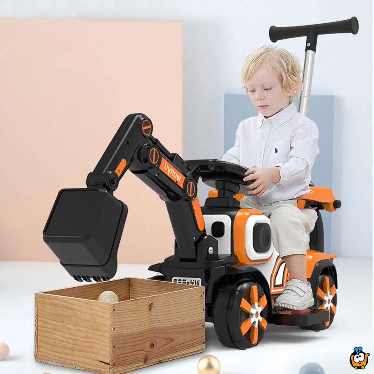 Kids Excavator - Veliki dečiji bager guralica za vožnju