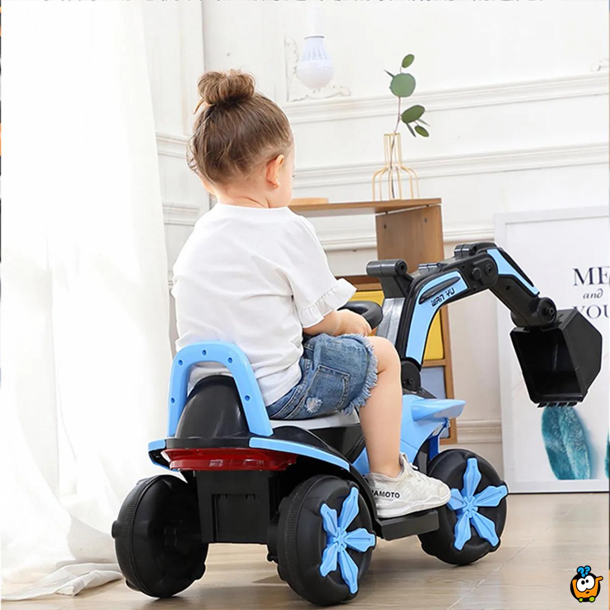 Kids Excavator - Veliki dečiji bager guralica za vožnju