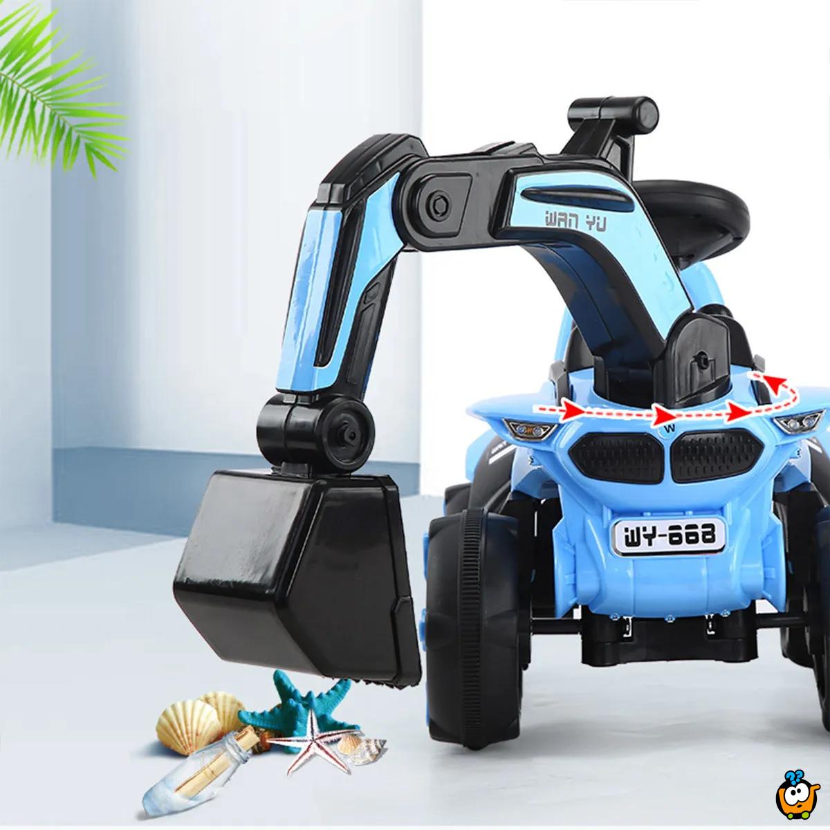 Kids Excavator - Veliki dečiji bager guralica za vožnju