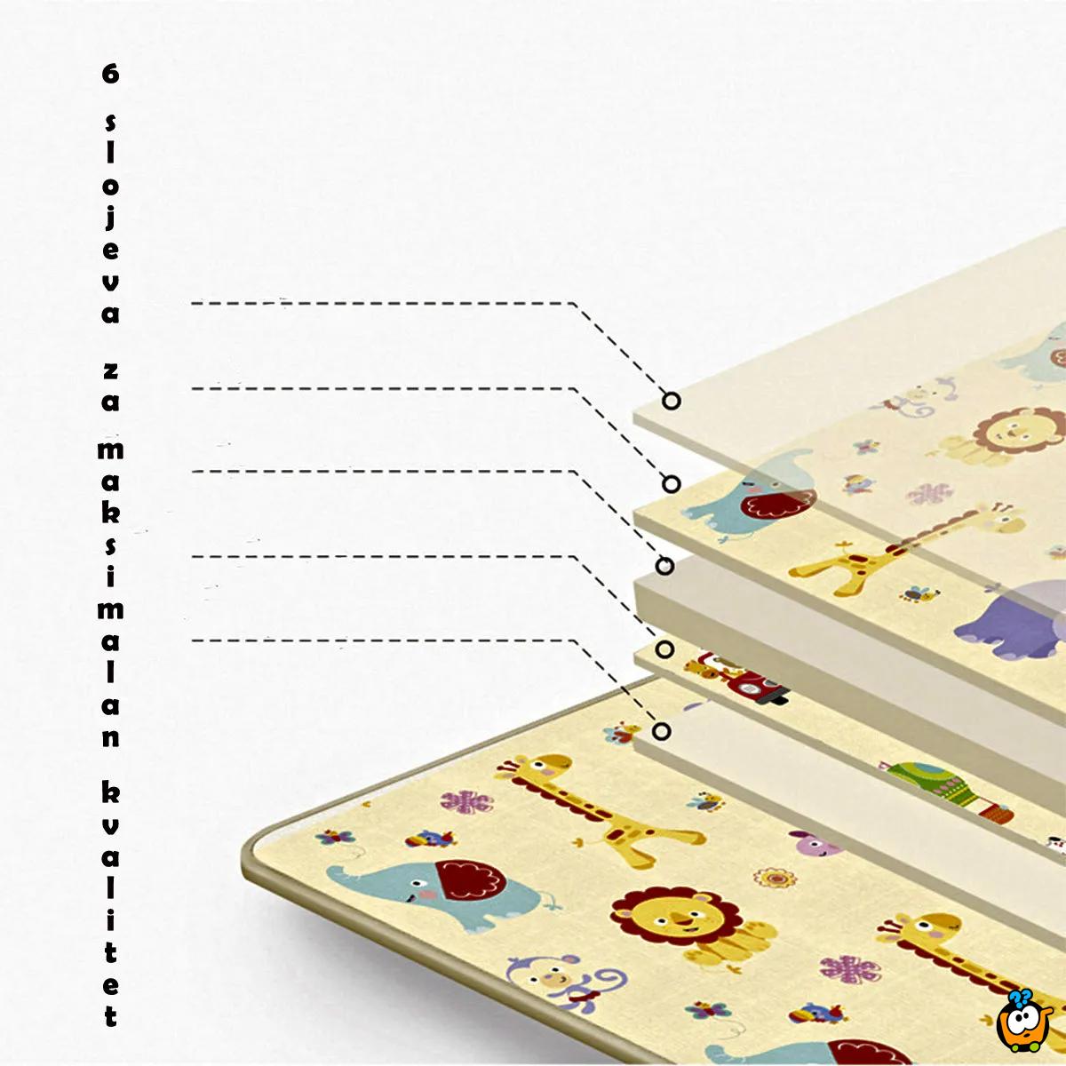 Baby play mat - udobna podna prostirka za bebe u poklon pakovanju