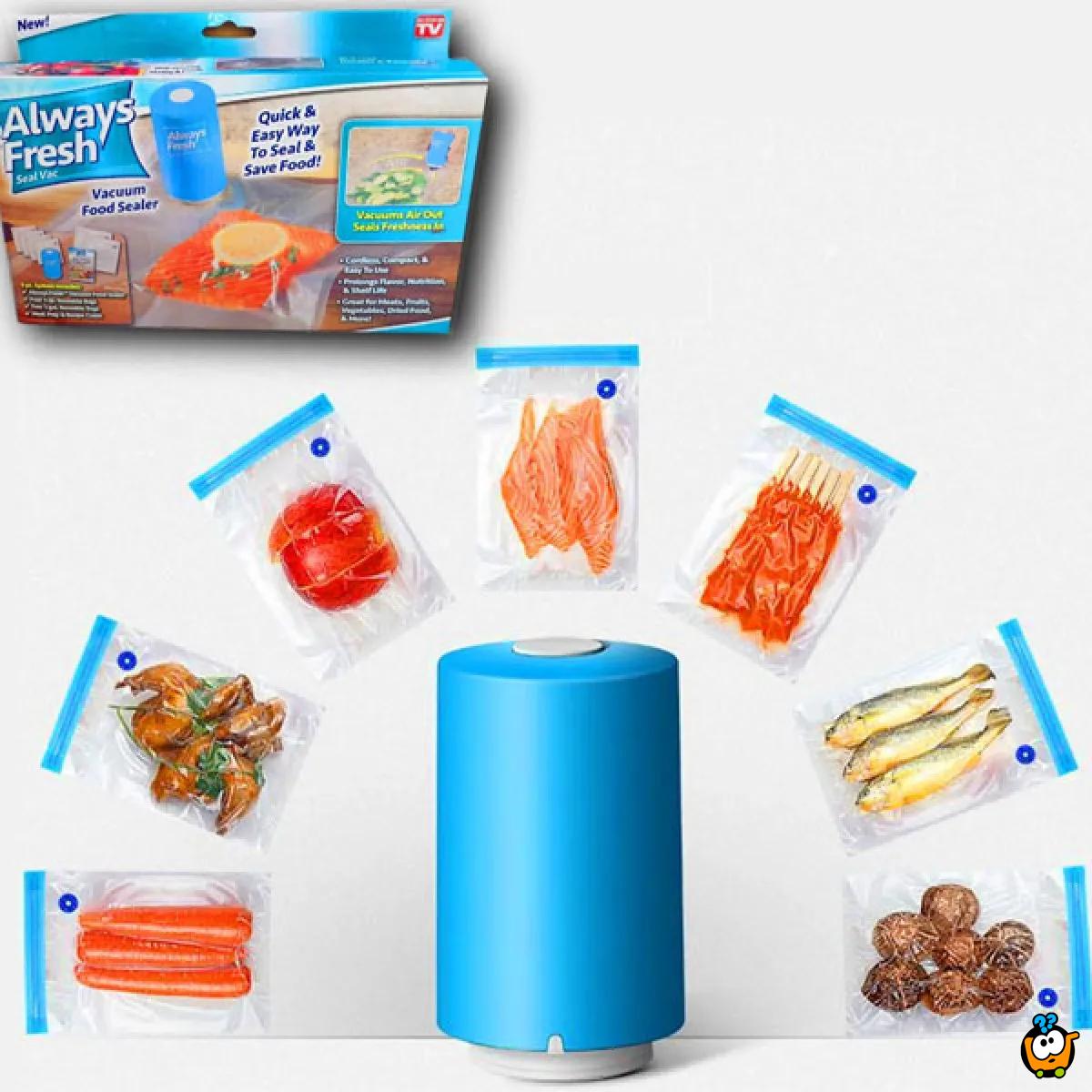 Set za vakumiranje hrane - pumpa+kesice