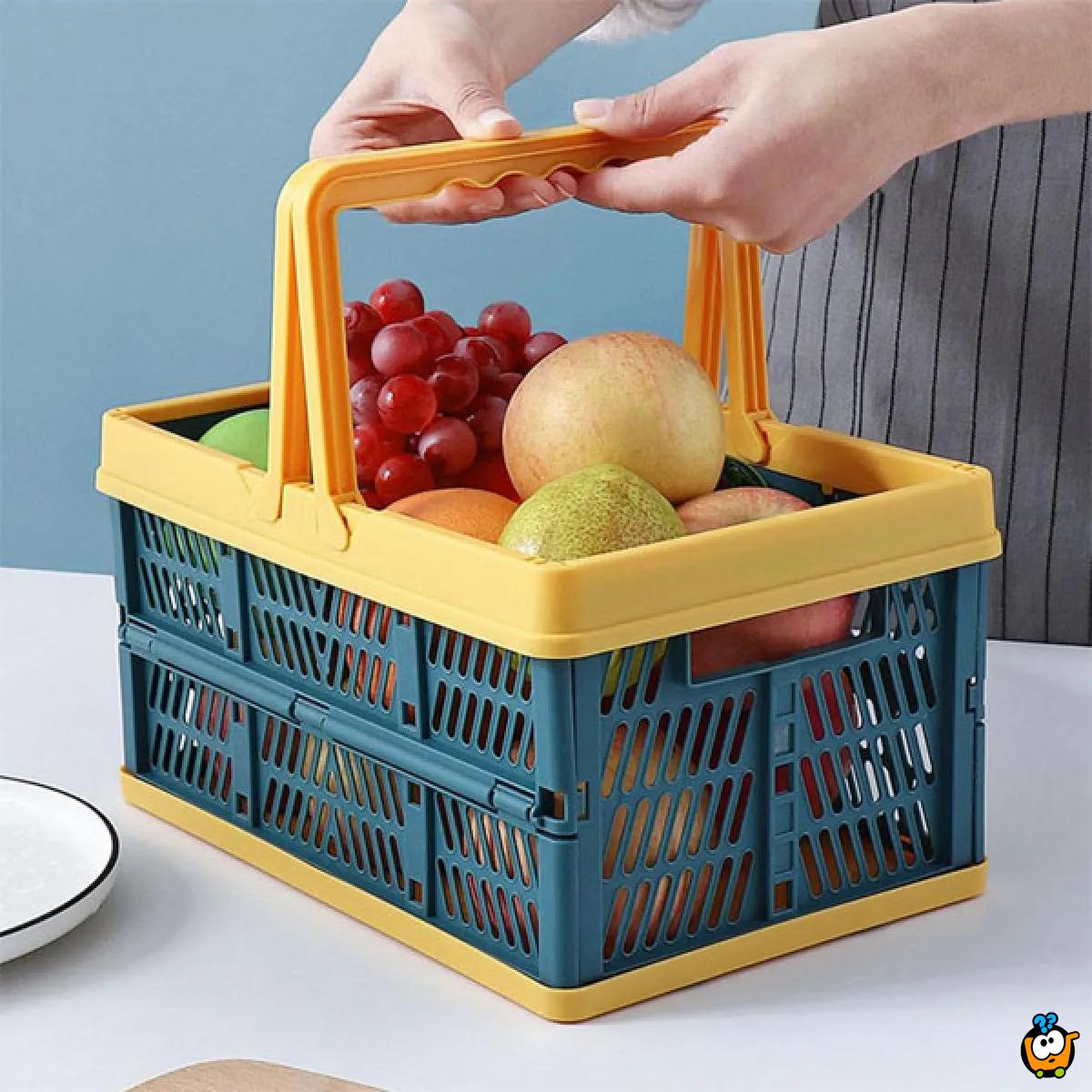 Folding basket - Čvrsta sklopiva korpa za kupovinu