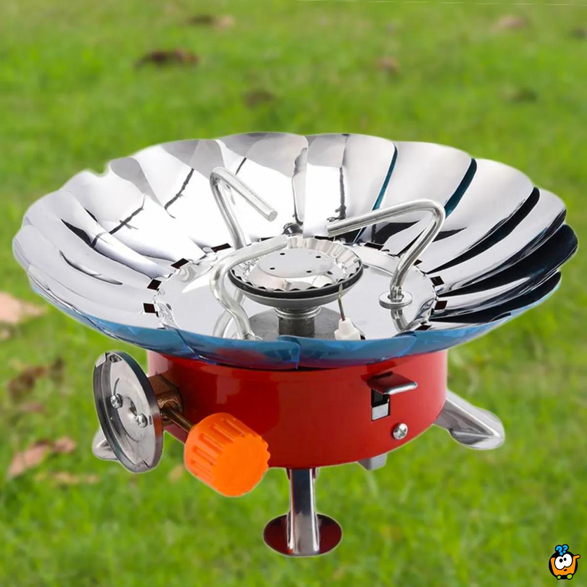 Windproof Gas Stove - rešo na gas sa podesivim vetrobranom