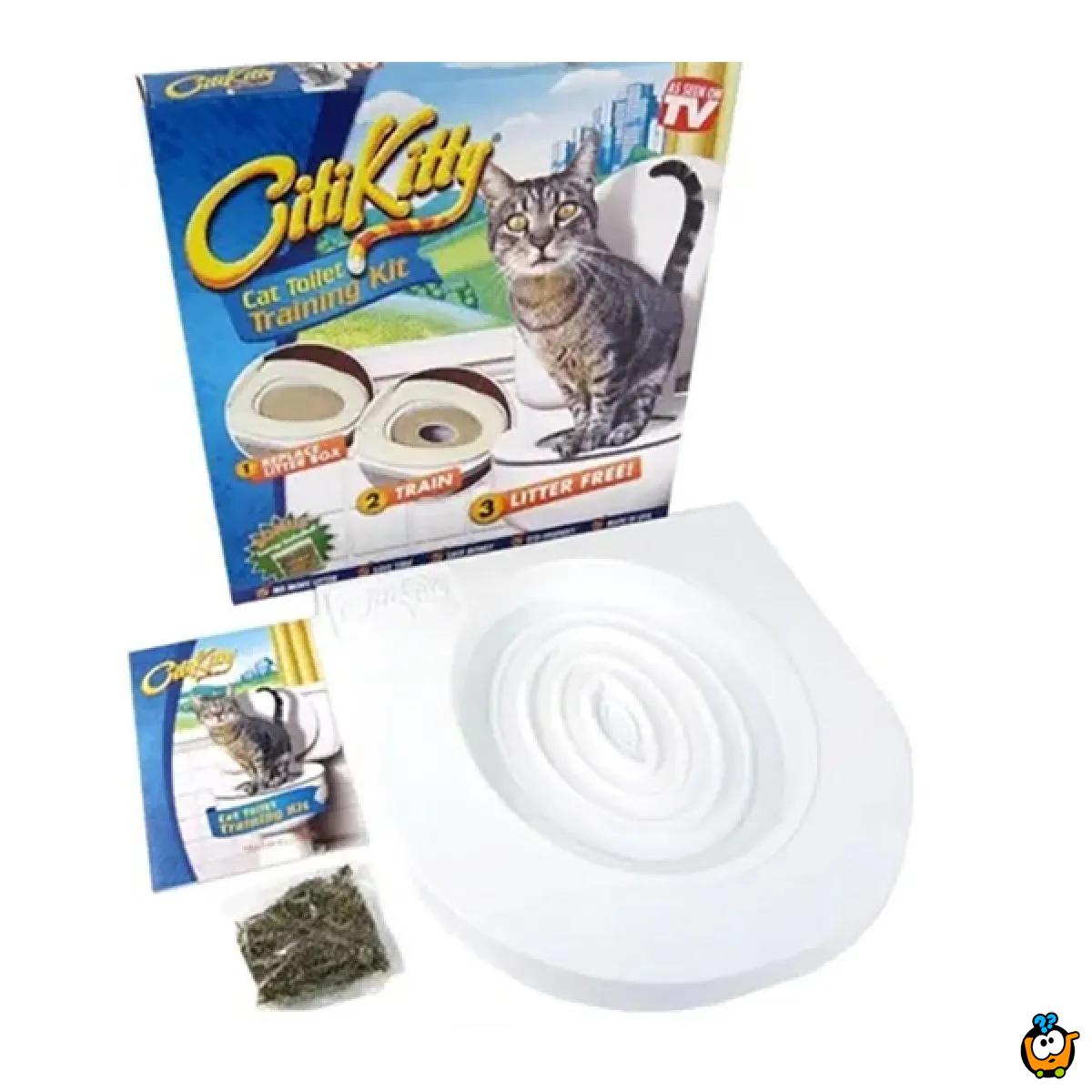 CitiKitty Cat Toilet Training - Pomoćnik mačkama da nauče da koriste WC šolje