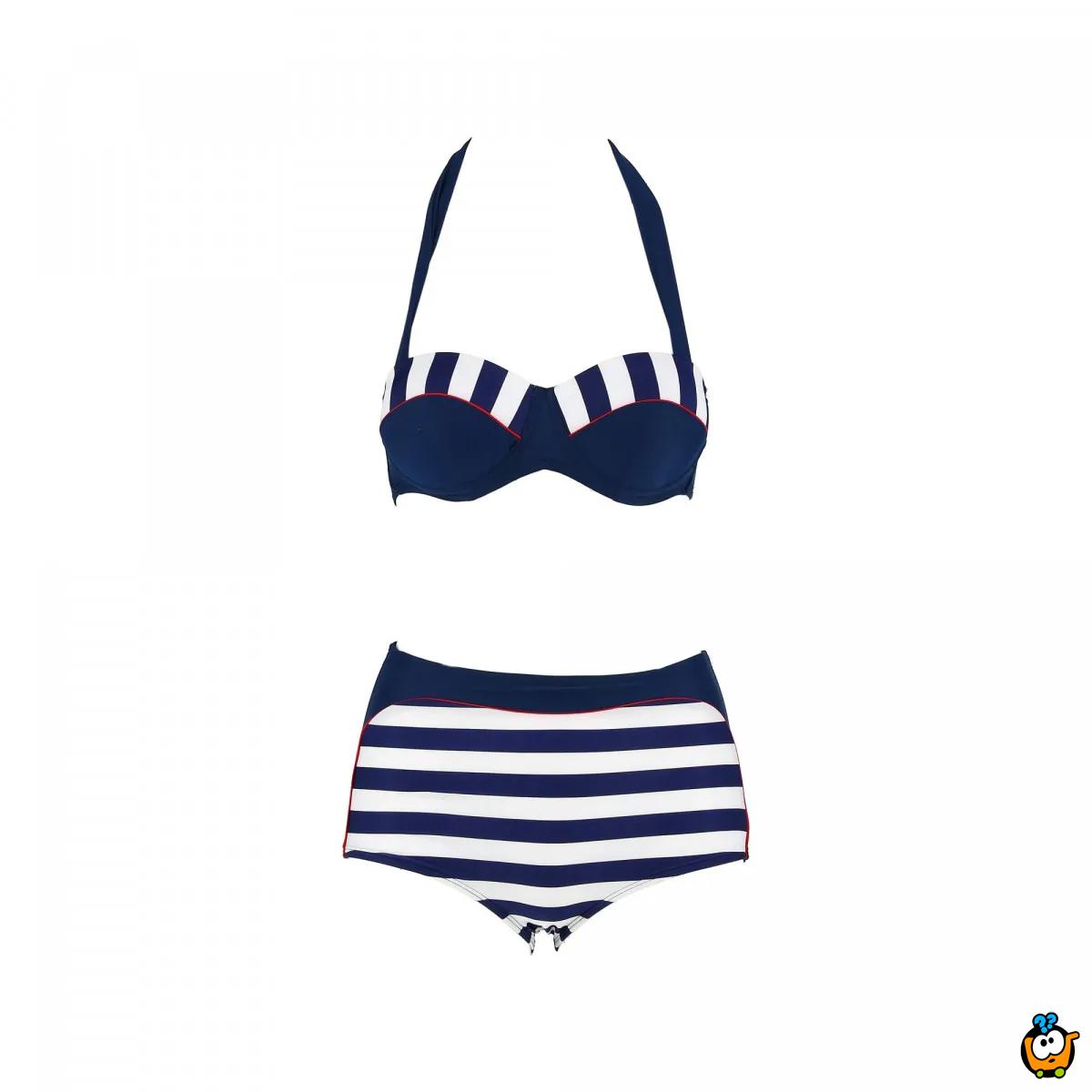 Dvodelni ženski kupaći kostim - RETRO SEA