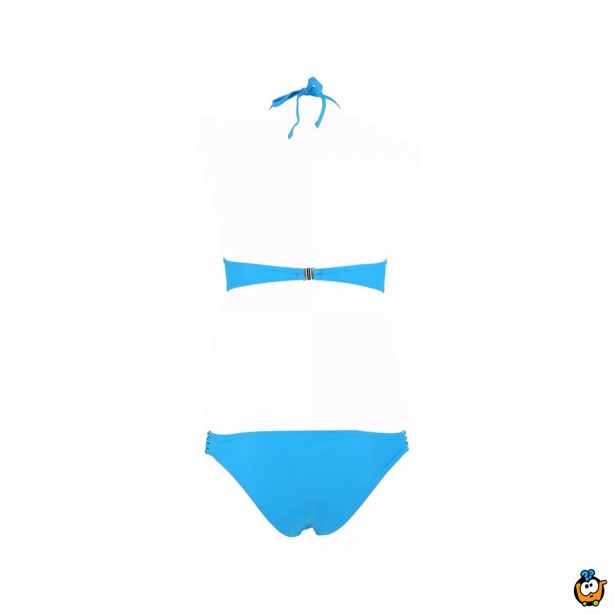 Dvodelni ženski kupaći kostim - SUPERMESH BLUE
