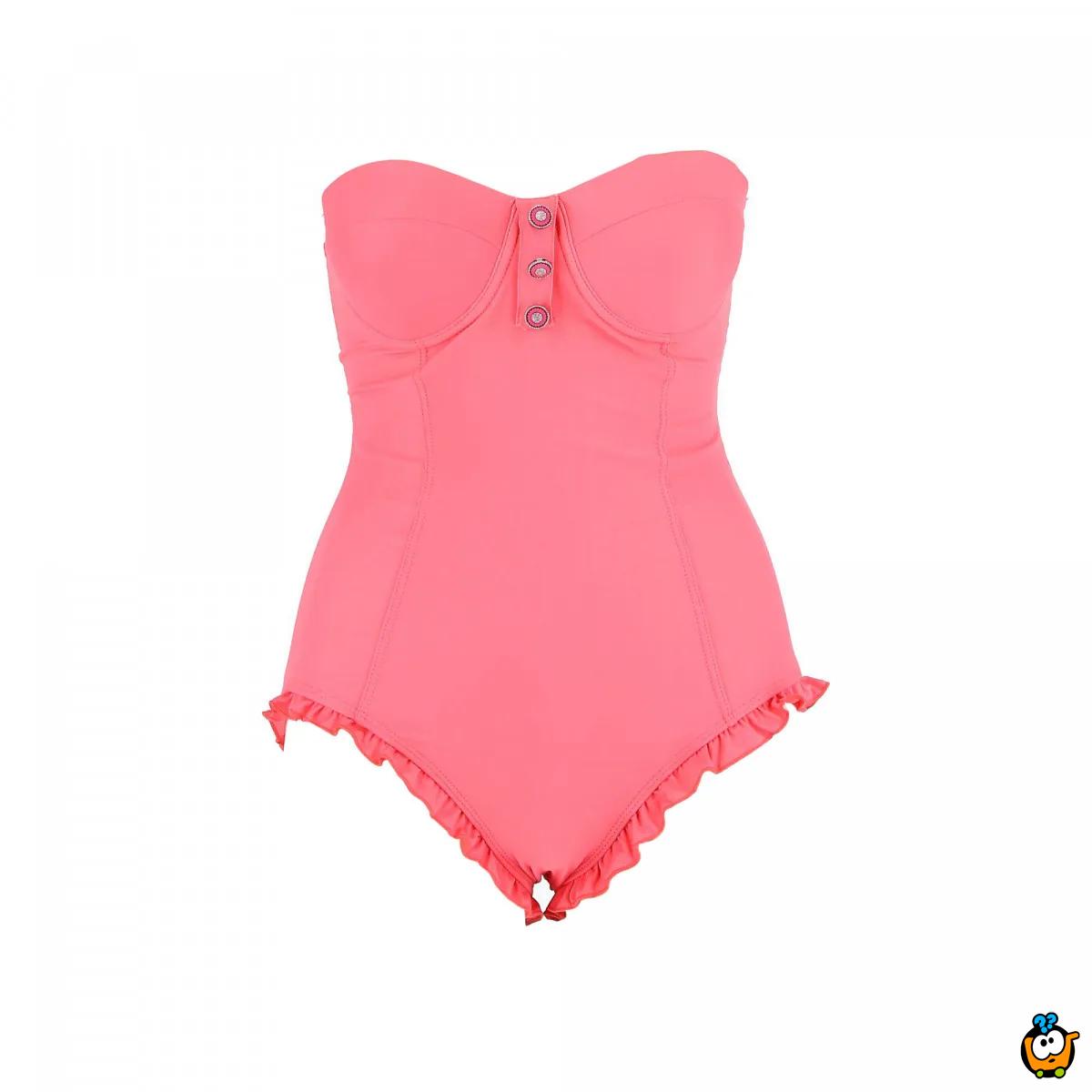 Jednodelni ženski kupaći kostim- LEAP PINK