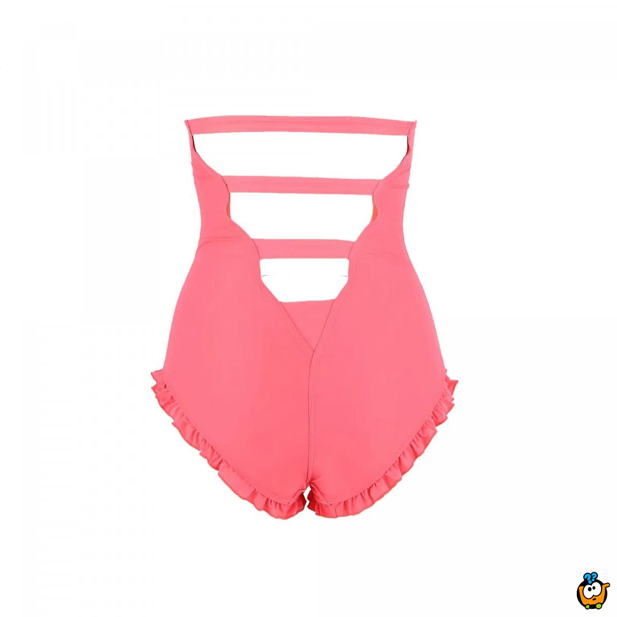 Jednodelni ženski kupaći kostim- LEAP PINK