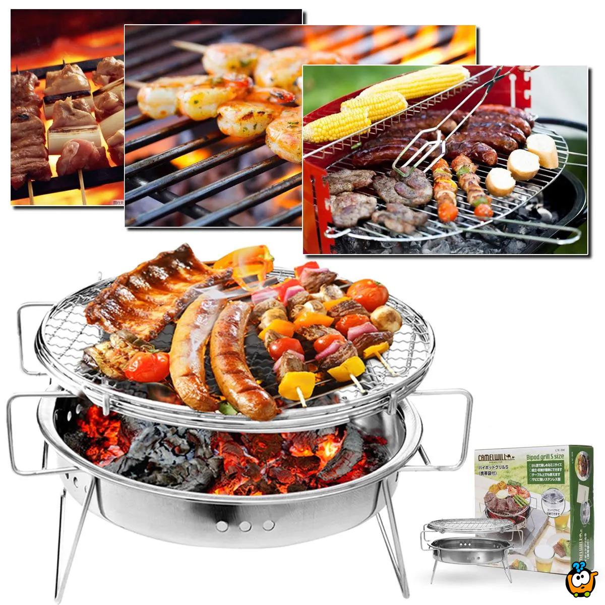 Bipod Grill – Prenosivi roštilj na drva