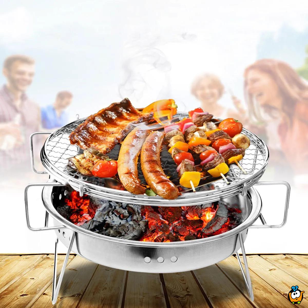 Bipod Grill – Prenosivi roštilj na drva