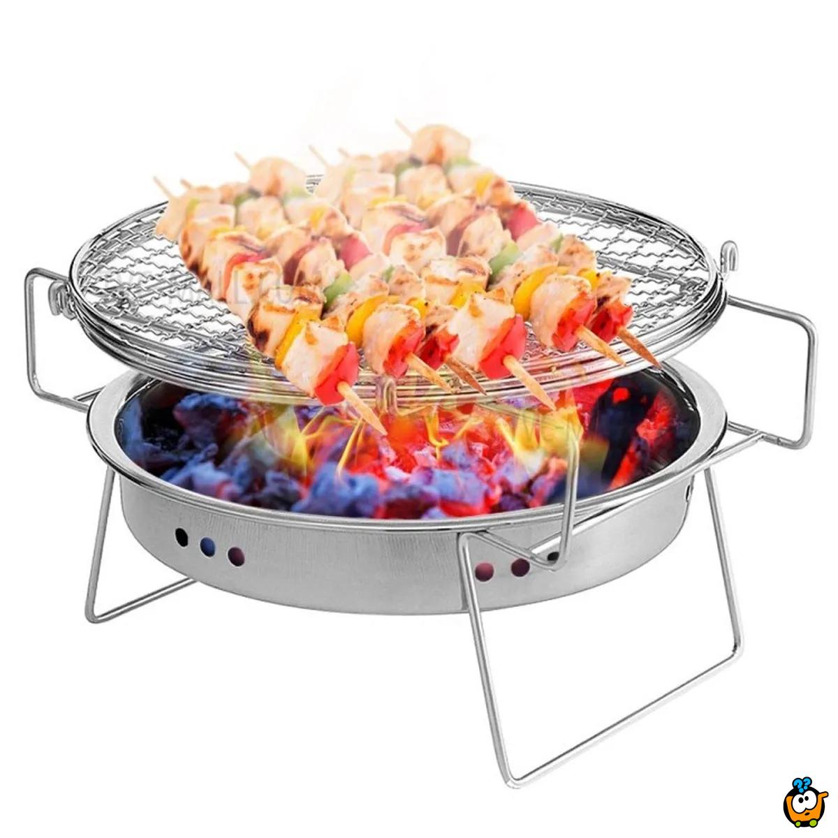 Bipod Grill – Prenosivi roštilj na drva