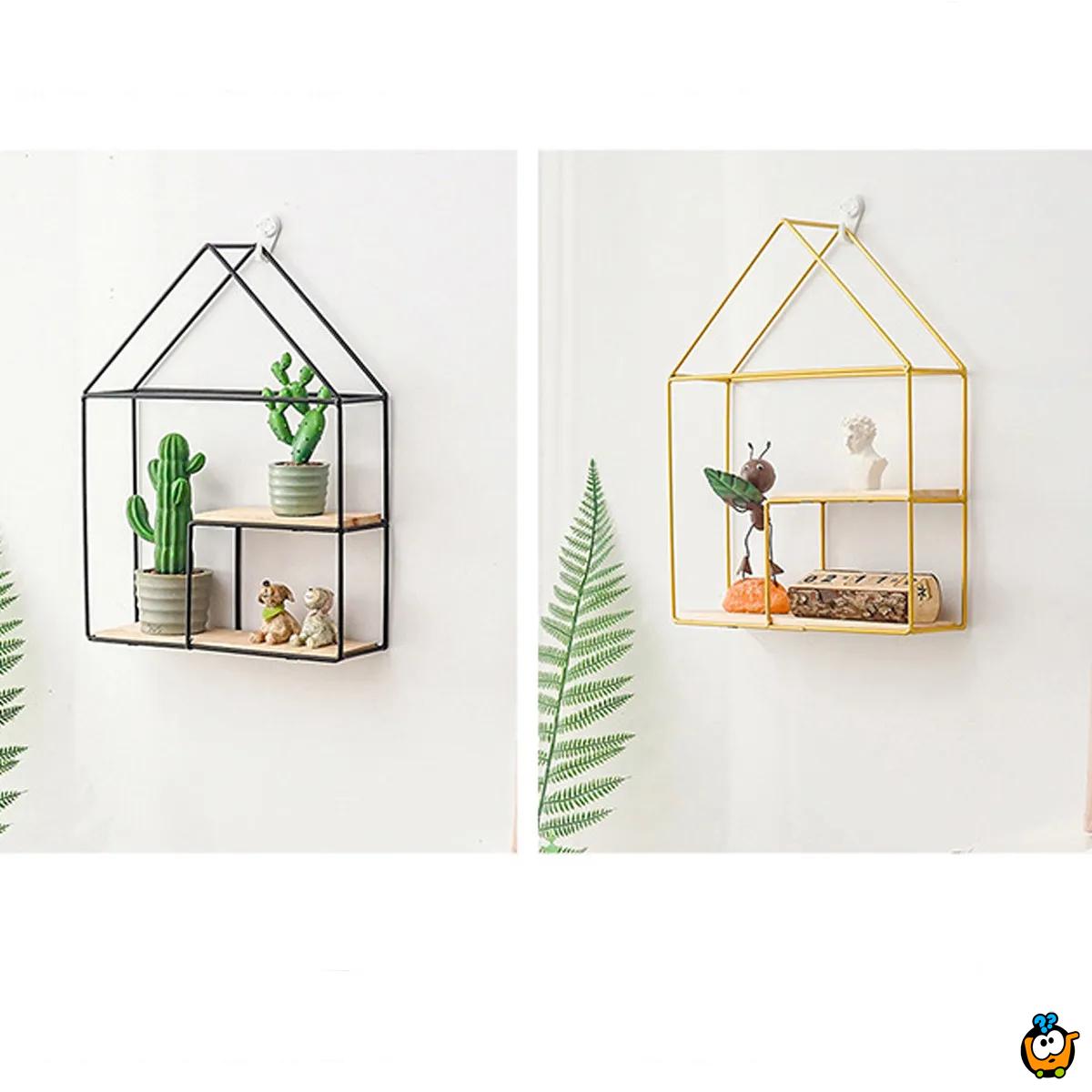 House shelf - zidna polica u obliku kućice