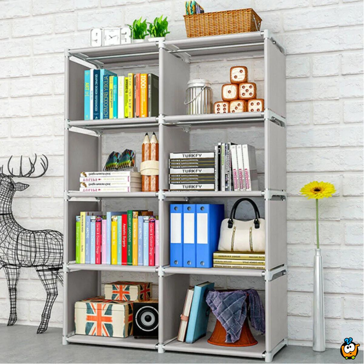 Modern Book Shelves - Organizer za knjige sa 8 pregrada