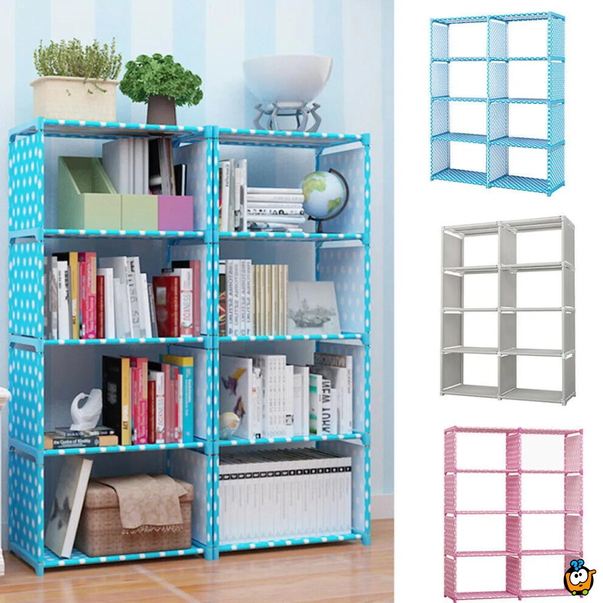 Modern Book Shelves - Organizer za knjige sa 8 pregrada