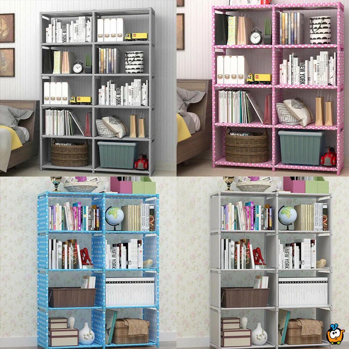 Modern Book Shelves - Organizer za knjige sa 8 pregrada